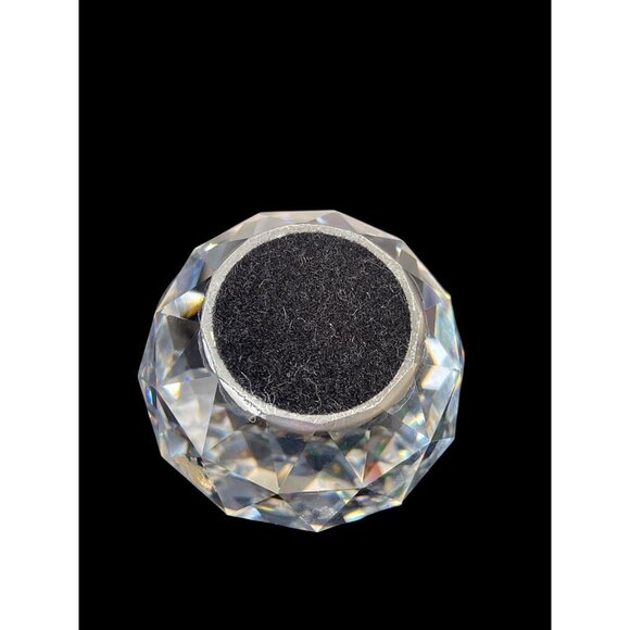 Faceted Crystal Ball Paperweight Traditional Dancing Figures "Gruss Aus Tirol" - Picture 5 of 5